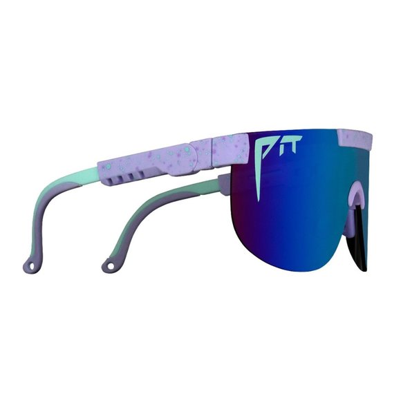 Pit Viper Mirrored Sunglasses Blocks 100% UVA & UVB Beach Volleyball Softball - Picture 6 of 12